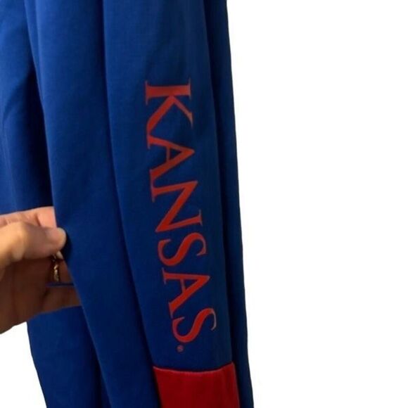 Kansas Jayhawks Size Medium Adidas Warm Up Pants - Picture 4 of 7